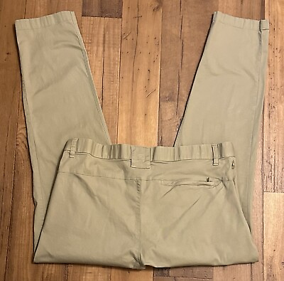 #ad Fabletics High Side Classic Fit Chinos Pants Men’s 36x29 Stretch Khaki Twill $24.99