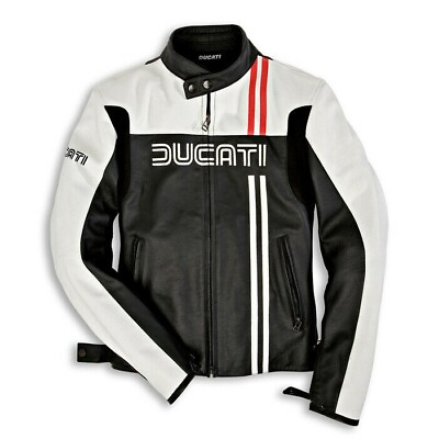 #ad Ducati Motorcycle Leather Riding Jacket Motorbike Racing Jackets All Sizes $174.95