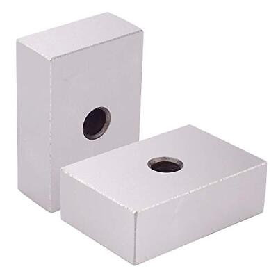 #ad 1 2 3 Blocks Matched Pair Hardened Steel One Holes 1quot;x2quot;x3quot; Set Precision Mac... $38.09