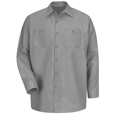 #ad Red Kap Men#x27;s Long Sleeve Industrial Work Shirt $21.49