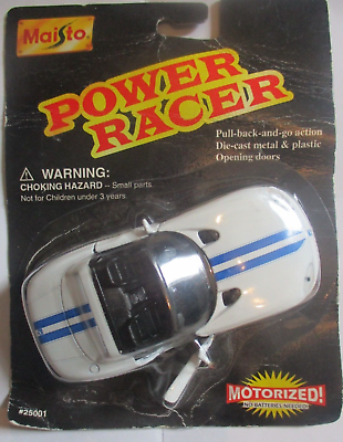 #ad Maisto Vintage 1996 Dodge Viper quot;Power Racerquot; bent card $1.99