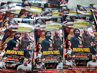 #ad Topps Kgf Movie max Trading Cards Multipack X 144 Packs sealed Carton INDIA $400.00