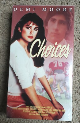 #ad Choices VHS 2000 Demi Moore#x27;s movie debut RARE COPY NEW SEALED $9.98