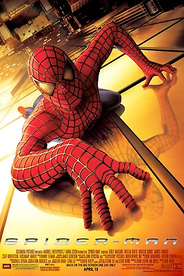 #ad #ad 2002 Spiderman Movie Poster 11X17 Peter Parker Tobey McGuire Goblin Marvel 🕷🍿 $12.87
