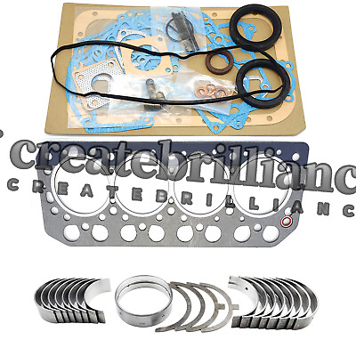 #ad S4L Metal Bearing Kit Full Gasket Kit for Mitsubishi S4L S4L2 Engine MM35T $179.00
