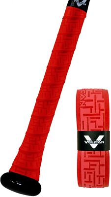 #ad Vulcan Solid Series Bat Grip Bright Red 1.75 Mm $12.50