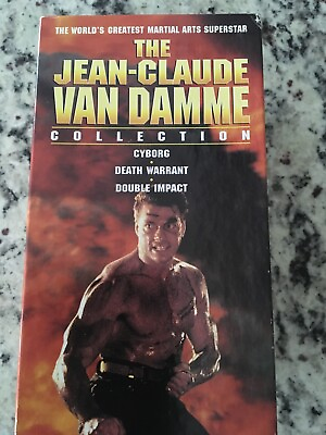 #ad Jean Claude Van Damme 3 Pack Gift Set VHS 2001 3 Tape Set $50.00