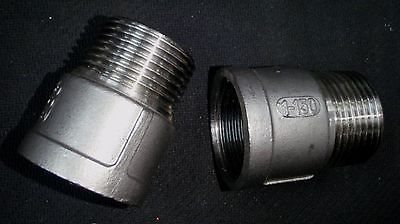 #ad RS100 STAINLESS STEEL RISER 1quot; NPT EXTENDER PIPE FITTING $13.90