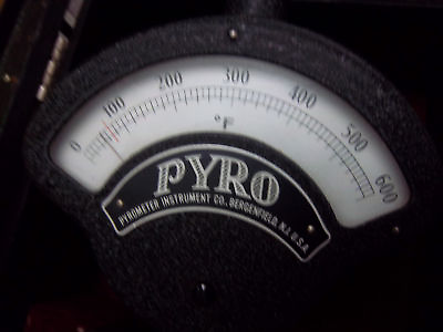 #ad PYROMETER INSTRUMENT CO. USED $100.00