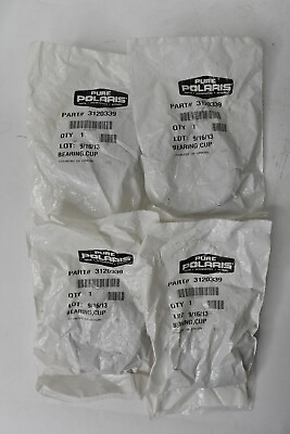 #ad Lot of 4 Genuine Polaris Bearing Cup 3120339 For Brutus 2013 2016 $27.99