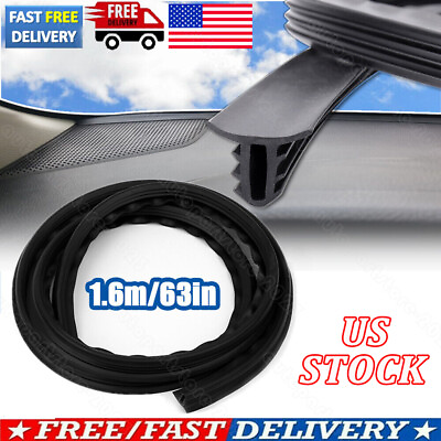#ad Car Dashboard Rubber Protector Guard Strip Dustproof Seal Strip for Windshield $7.92