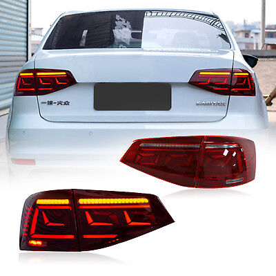 #ad LED Tail Lights For 2015 2018 Volkswagen VW Jetta MK6 Rear Lamp Sequential 4pcs $339.99