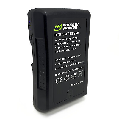 #ad Wasabi Power V Mount Battery 14.4V 6600mAh 95Wh $85.99