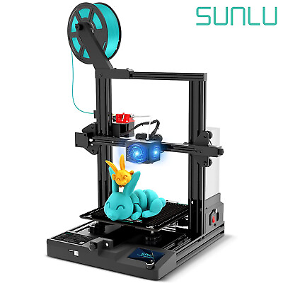 #ad SUNLU T3 FDM 3D Printer 250MM s Fast Printing 8.66x8.66x9.84 inch Auto Leveling $228.99