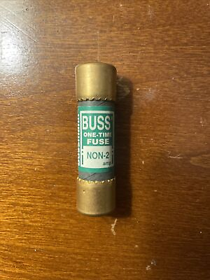 #ad Bussmann NON 2 2 Amp 250V Cartridge Fuse $4.99