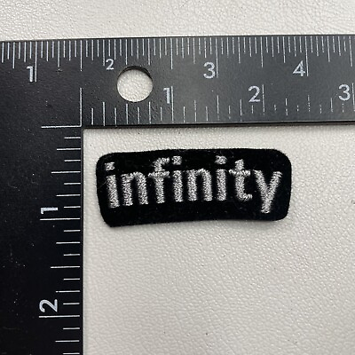 #ad All Lower Case Letters INFINITY Tab Patch 20E9 $3.50