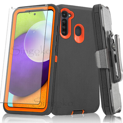 #ad RUGGED SHOCKPROOF Phone ARMOR Case Cover Clip Holster Stand SCREEN PROTECTOR $9.95