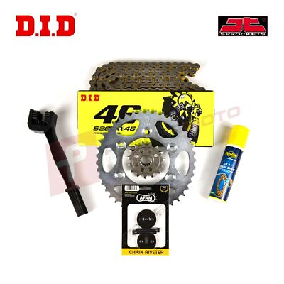 #ad DID JT VR46 Silver X Ring Chain and Sprocket Kit for Honda XL500S 1979 1981 GBP 115.00