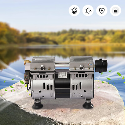 #ad 3 4HP Pump Air Compressors Pond Aerator Lake Aeration 3 Acre Lake W Silencer $184.79