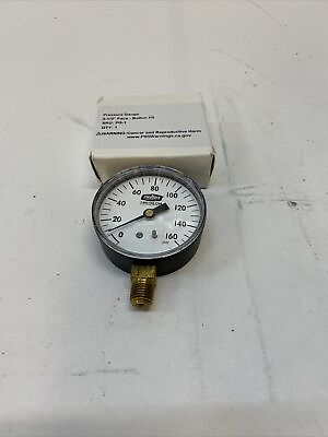 #ad Cleaners Supply 2 in. 0 psi 160 psi Pressure Gauge PG 1 $8.09