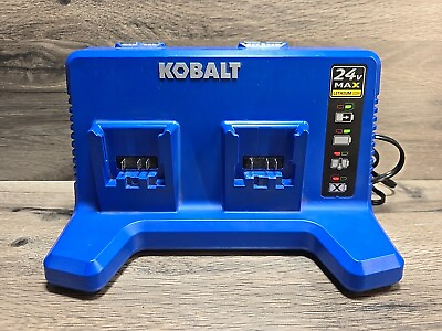#ad Kobalt 24v Dual Port Battery Charger KDPC 124 03 $49.95