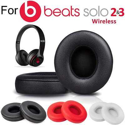 #ad Replacement Ear Pads Cushion Cover for Beats by Dr Dre Solo 2 amp; Solo 3 Wireless $7.45