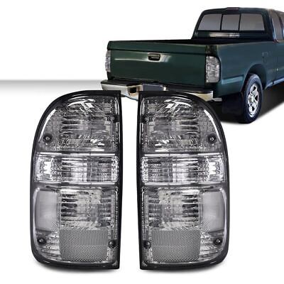 #ad For Toyota Tacoma 2001 2002 2004 Rear Tail Lights Brake Lamp Clear lens W bulb $61.39