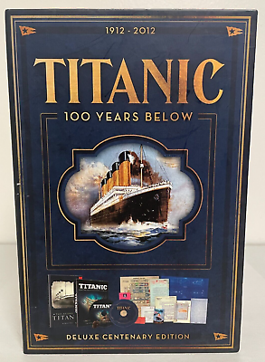 #ad Titanic 100 Years Below: Deluxe Centenary Edition DVD CD amp; Book Set $15.00