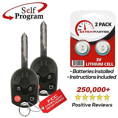 #ad 2 New Replacement 4 But Uncut Remote Head Ignition Key Keyless Entry Combo Fob $17.89
