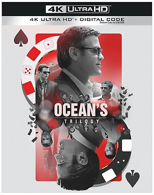 #ad Ocean#x27;s Trilogy 4K UHD Blu ray NEW $59.99