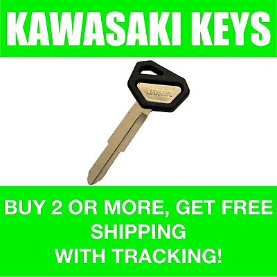 #ad Kawasaki Motorcycle ATV keys Cut to Code spare key for codes Z5751 Z6000 $10.49