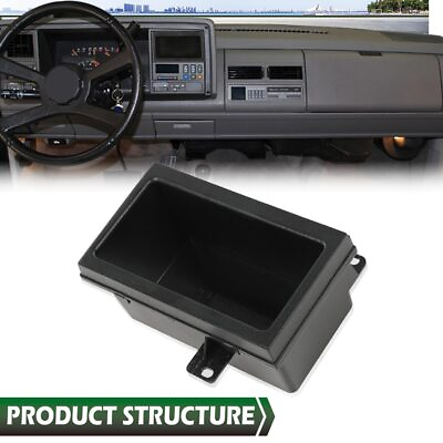#ad Fit For 88 94 Chevy Gmc Pickup Pocket Radio Dash Kit Car Stereo Storage Cubby $9.80