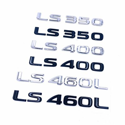 #ad For Lexus refit rear trunk tail labal car stickers LS350 LS400 LS460L LS500h $17.88