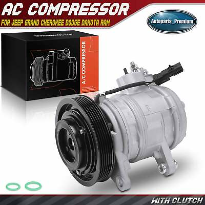 #ad AC Compressor w Clutch for Dodge Ram 1500 Dakota Grand Cherokee 08 10 10SR15E $119.99