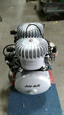 #ad JUN AIR Model 12 40 120 PSI Model 6 X2 Oil Lubricated Piston Air Compressor $1981.81