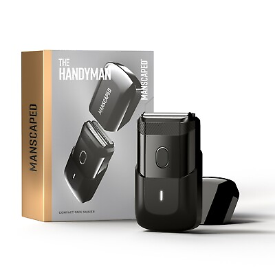 MANSCAPED® The Handyman™ Compact Face Shaver – Portable Men’s Travel Groomer $79.99