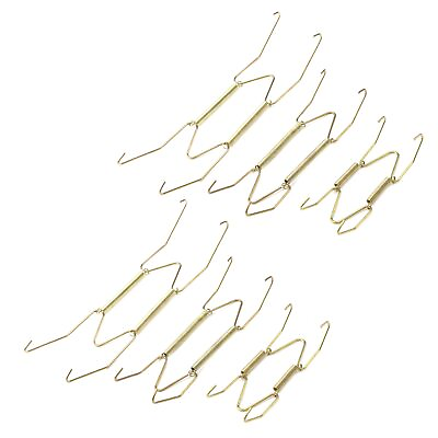 #ad 6pcs Plate Hangers Decorative Wire Plate Hangers Holders Wall Plate Hangers W... $17.25