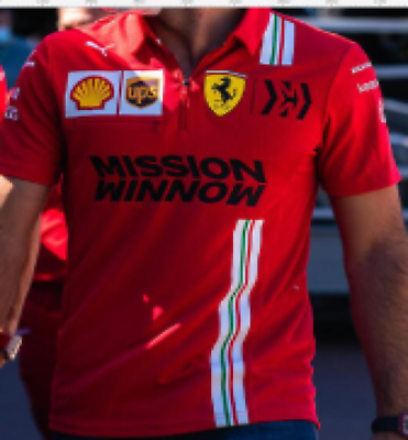 #ad Ferrari Mission Formula 1 racing team polo t shirt breathable $35.00