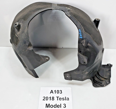#ad ✅ 17 23 OEM Tesla Model 3 Front Right Passenger Wheel Fender Liner Splash Shield $129.95