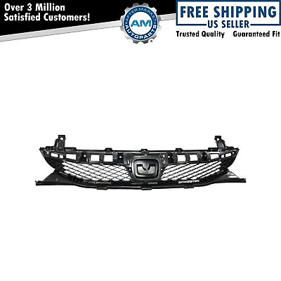 #ad Replacement Black Front Grille Grill for 09 11 Honda Civic Sedan amp; Hybrid $36.77