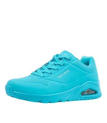 #ad Womens Skechers Uno Bright Air Aqua Sneaker Lace Up Shoes AU $129.96
