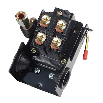 #ad Heavy Duty Air Compressor Pressure Switch Control 90 125 psi Single Port 26A... $29.70