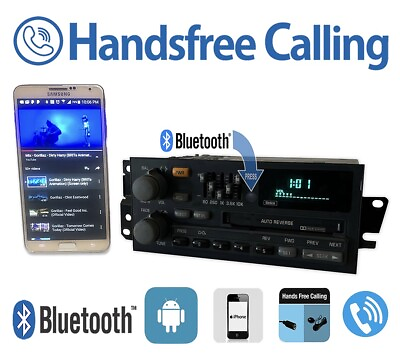 #ad ✅90 93 Pontiac Transport Firebird Delco Bluetooth Handsfree Calling Oem Radio $697.00