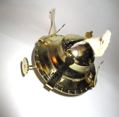 #ad NOS Oil Kerosene Lamp Replacement Brass Tone Burner $7.50