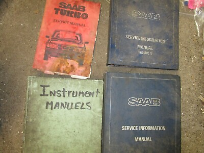 #ad Saab 99 900 Vintage Service Letter Recall Workshop Manual Lot 1972 1985 Rare Lot $85.00