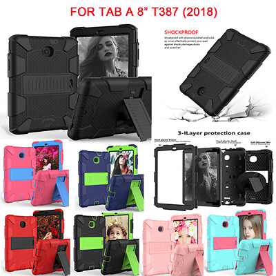 #ad For Samsung Galaxy Tab A 8.0#x27;#x27; SM T387 2018 Shockproof Hard Case Cover Rugged $14.99
