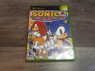 #ad Sonic Mega Collection Plus Microsoft Xbox 2004 Complete Tested And Works $15.00