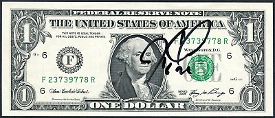 #ad JEREMY ROENICK SIGNED ONE DOLLAR BILL CHICAGO BLACKHAWKS COYOTES FLYERS KINGS $39.99
