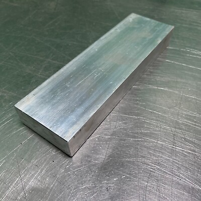 #ad Aluminum Plate 1.25quot; x 3quot; x 10quot; Long Flat Bar Block CNC Metal Stock Alloy 6061 $19.97