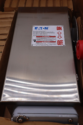 #ad NEW Eaton DH361UWK2WR Nema 600V 30A 3 ph Safety Switch Stainless STOCK W 72 $4959.20